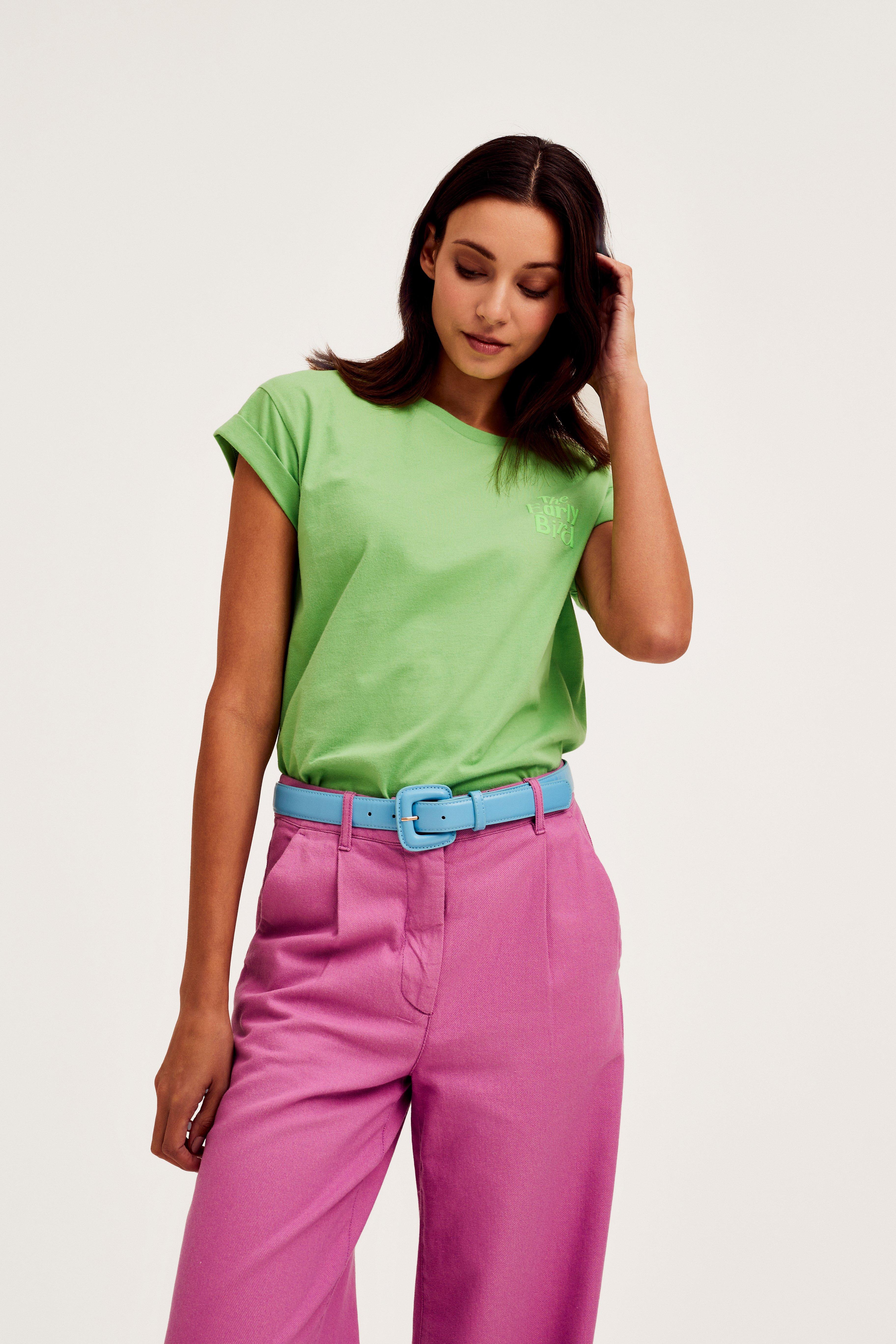 JUNA t shirt korte mouwen felgroen CKS Fashion